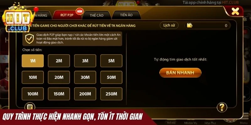 Quy trình thực hiện nhanh gọn, tốn ít thời gian