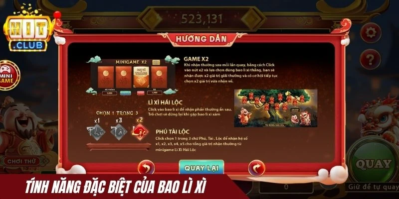 Những tính năng đặc biệt của bao lì xì