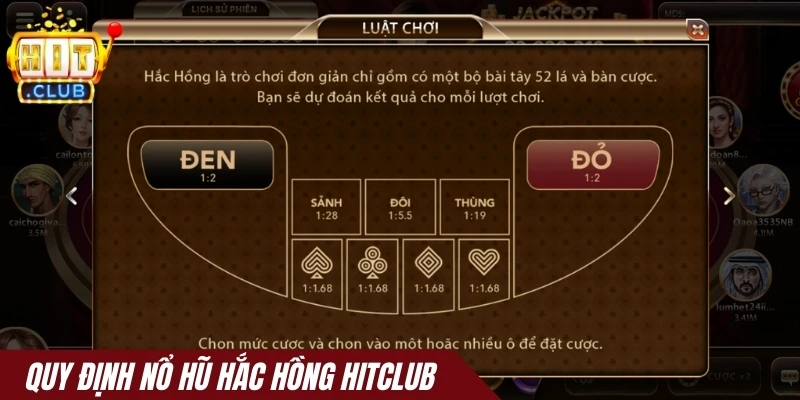 Quy định nổ hũ Hắc hồng Hitclub