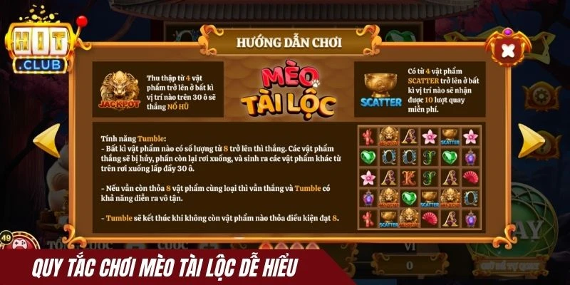 Quy tắc chơi Mèo tài lộc dễ hiểu